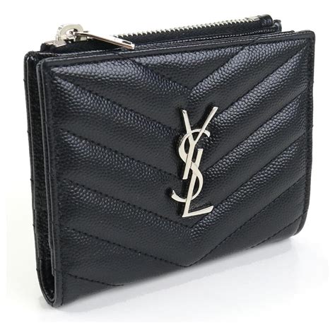 ysl bifold zip wallet|YSL wallet st laurent.